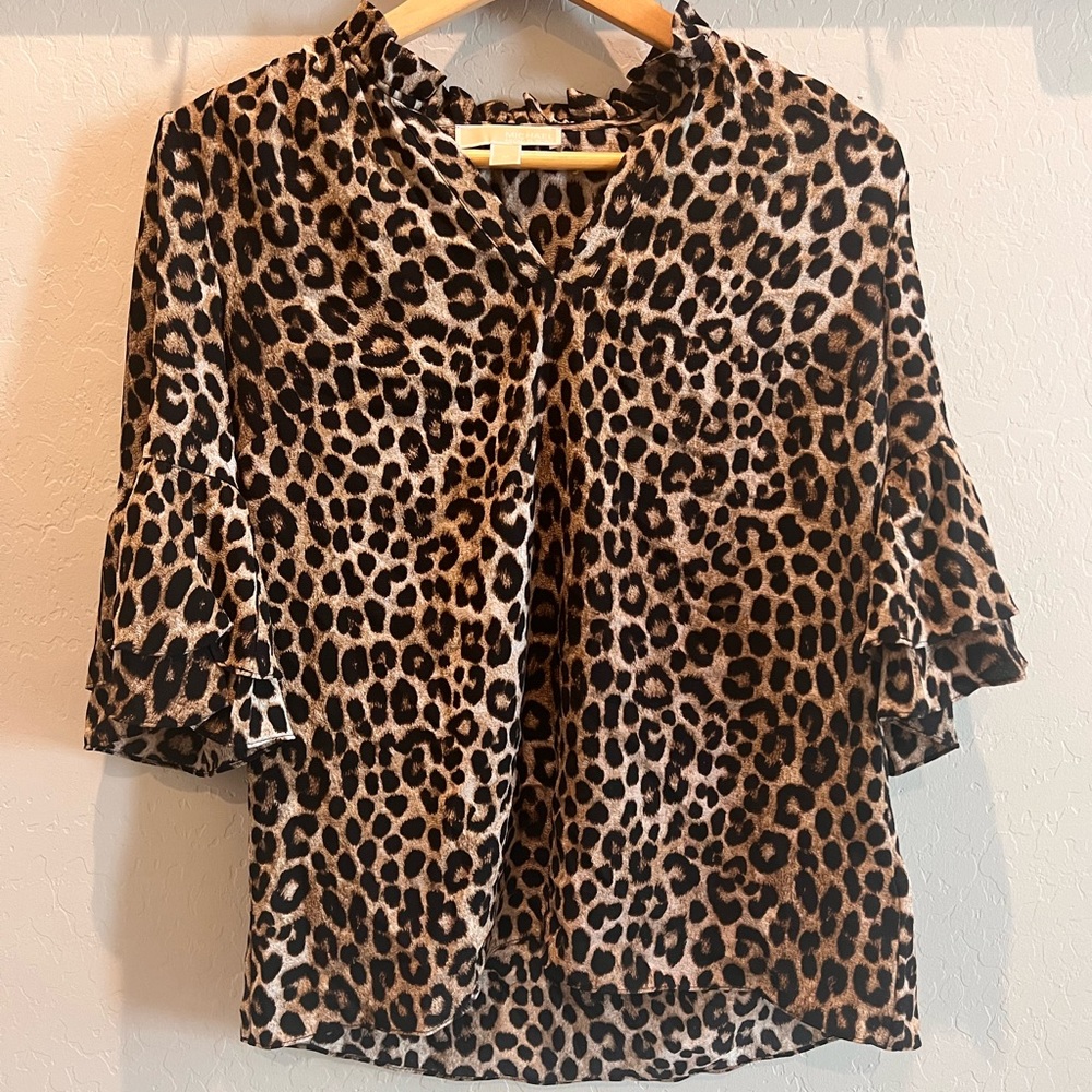 Michael Kors Cheetah Blouse